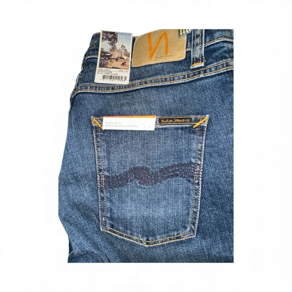 Nudie Jeans Dark Blue Slim Fit Denim